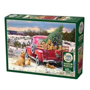 Cobble Hill Family Outing Dogs 1000 pc Jigsaw Puzzle